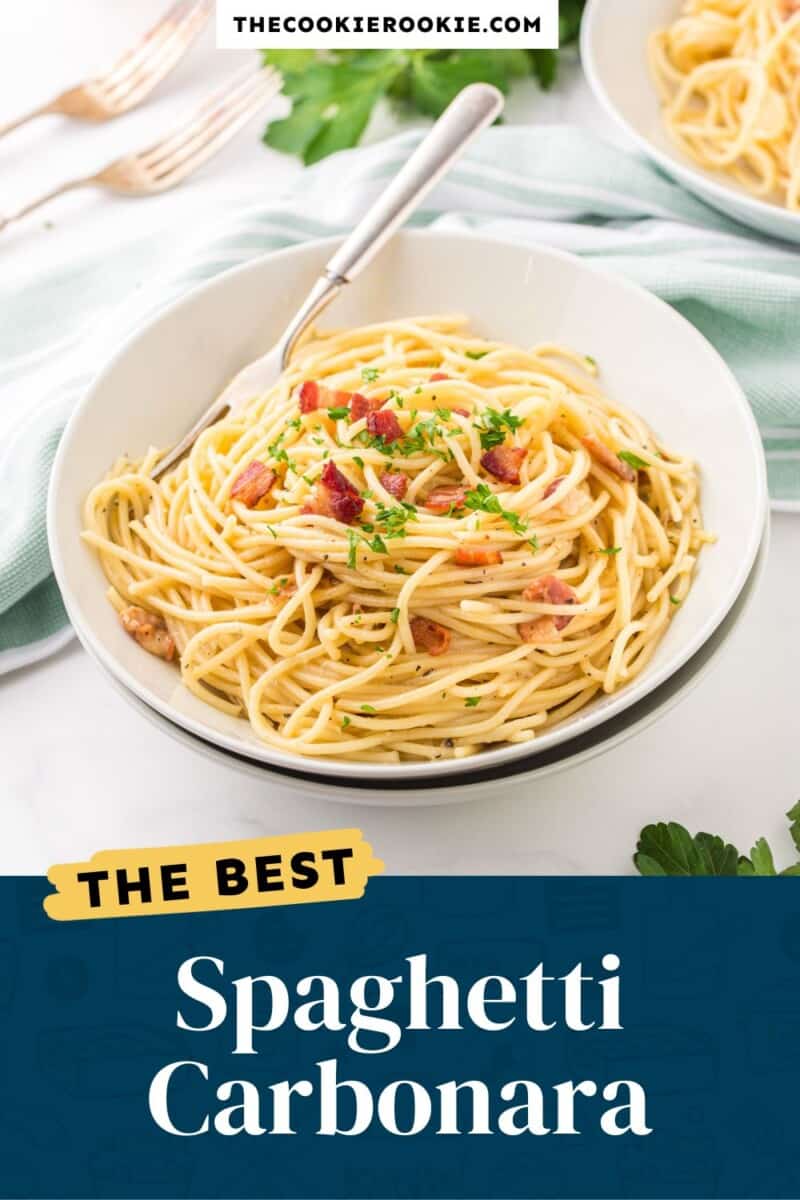 The best spaghetti carbonara.