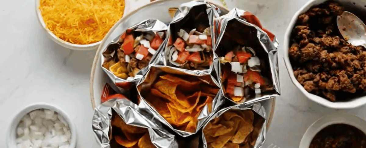 Walking tacos in a bowl. 
