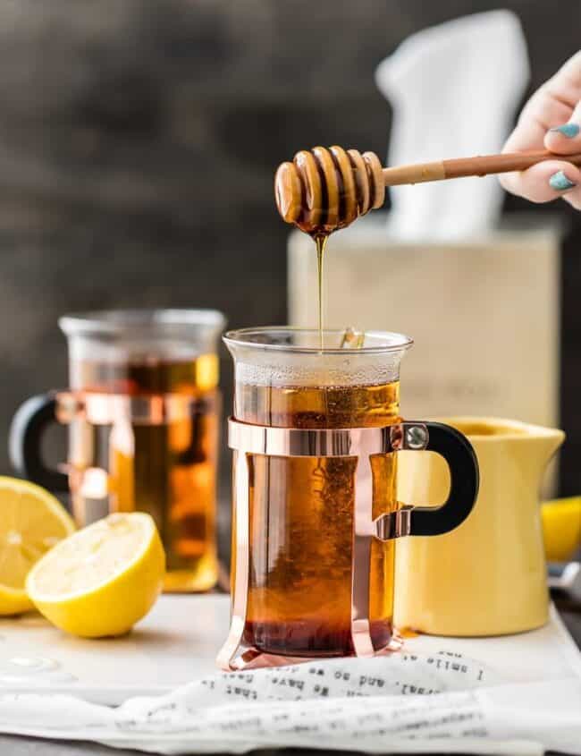 HOT TODDY RECIPE FOR A COLD is my go-to recipe when I'm under the weather with a cough. The best way to get better is with a COLD REMEDY HOT TODDY! A homemade cure for a common cold that's easy to make and much tastier than cough syrup!