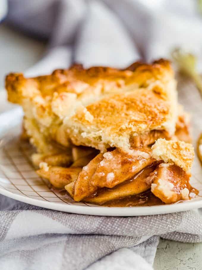 Homemade Apple Pie on a small plate