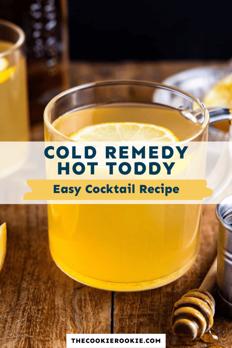 Hot toddy, the perfect cold remedy on a hot day. An easy cocktail recipe.