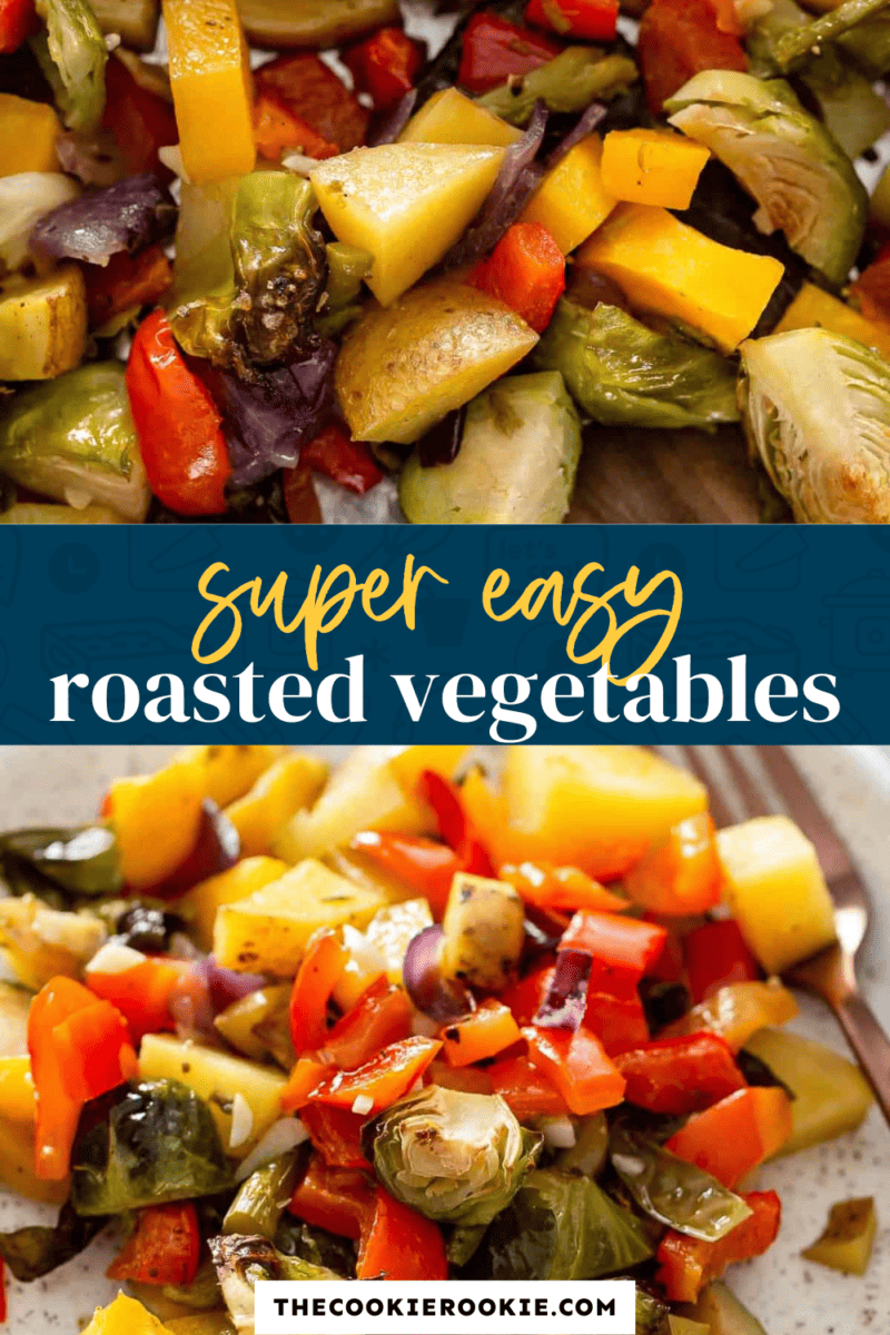 Super easy roasted vegetables.