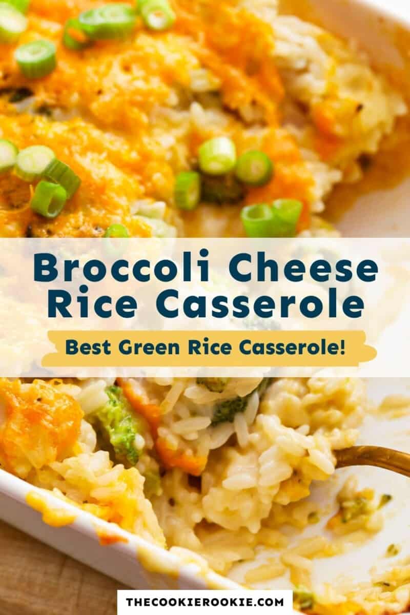 Broccoli Cheese Rice Casserole  Green Rice Casserole  Recipe - 49