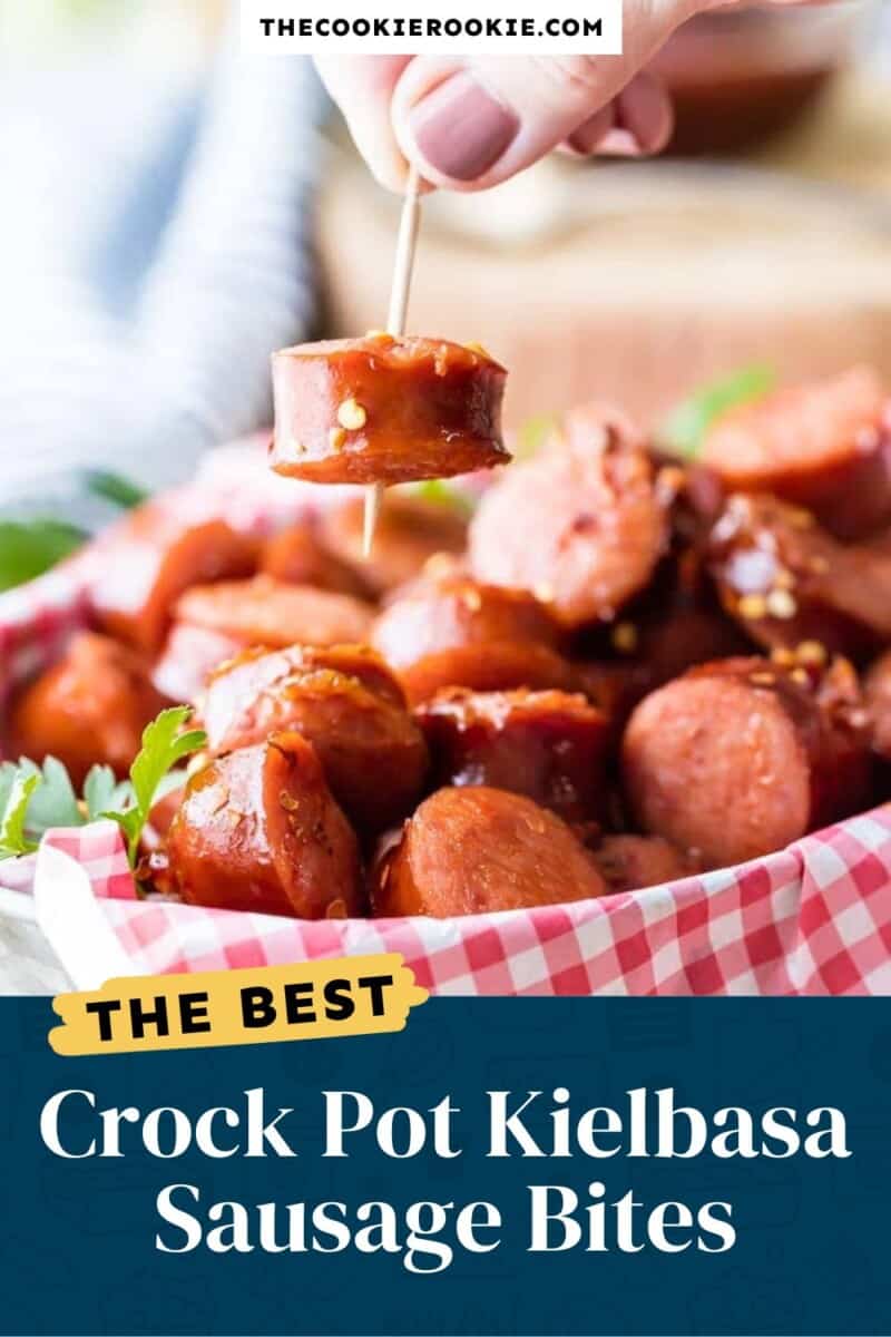 The best crock pot kielbasa sausage bites.