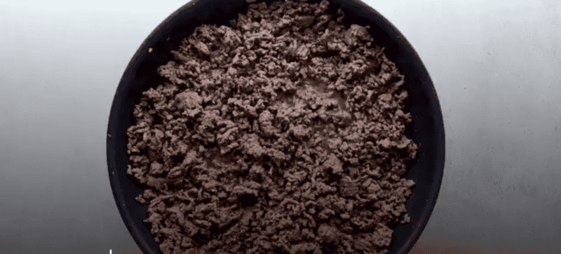 cooked ground beef