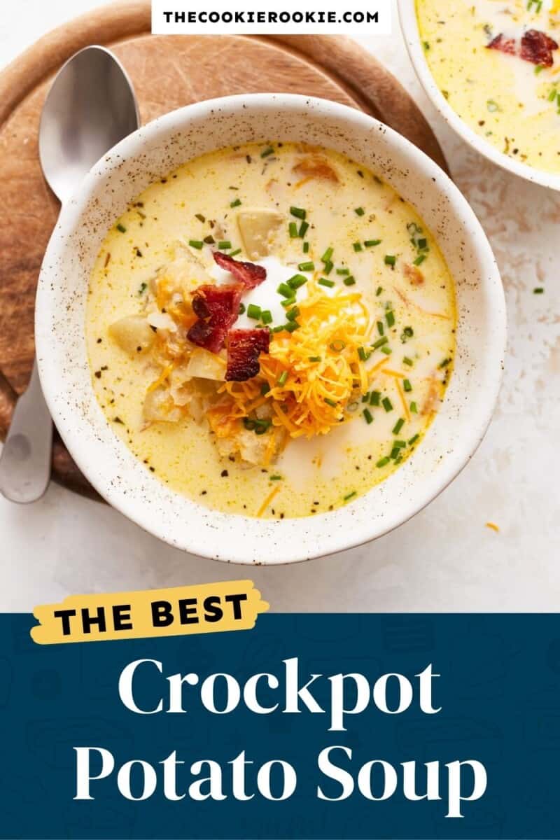 The best crockpot potato soup.