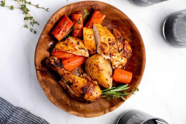 Crockpot Whole Chicken Recipe - The Cookie Rookie®