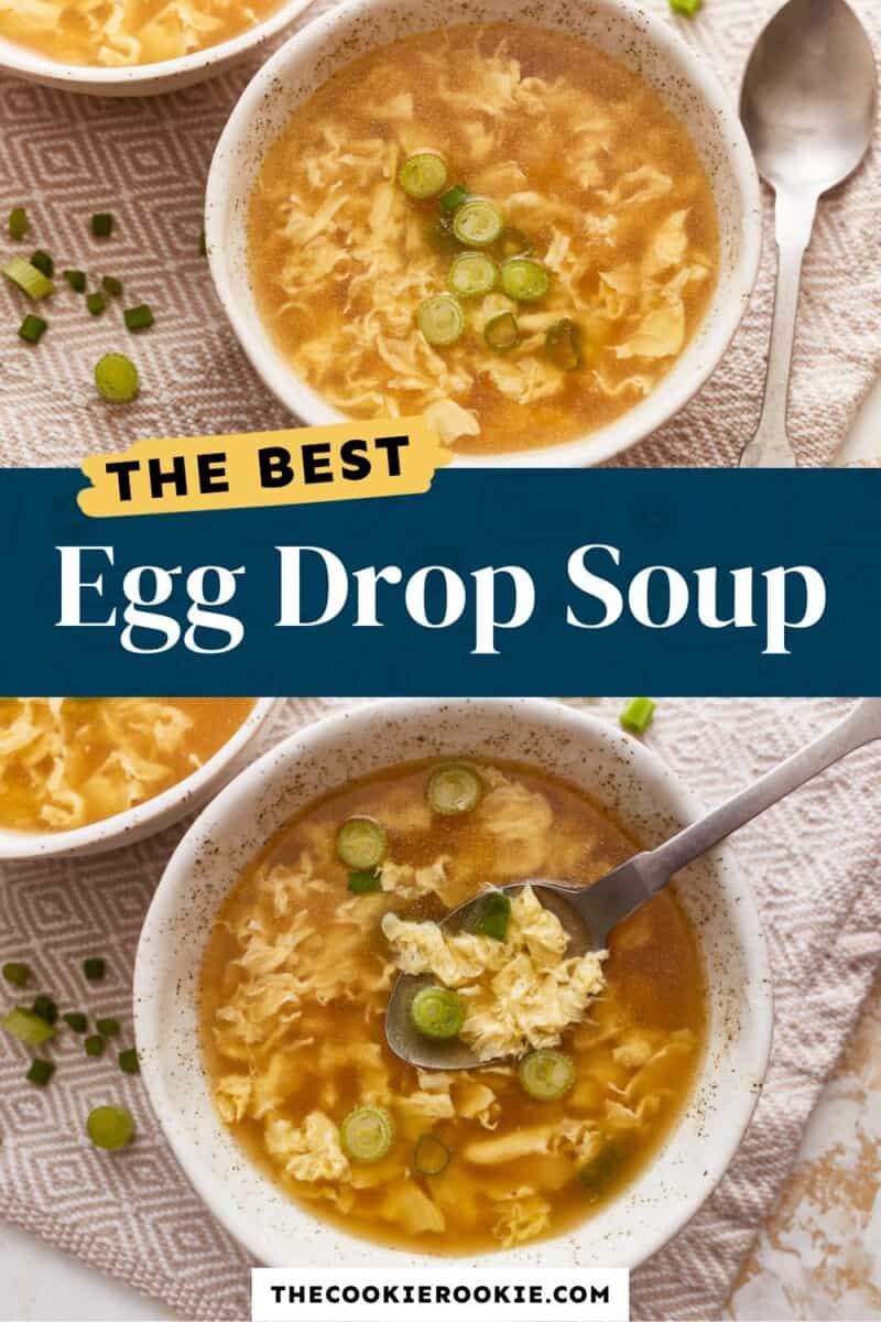 The best egg drop soup.