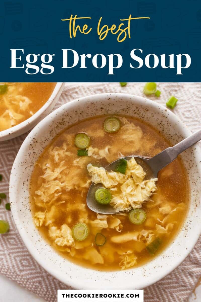The best egg drop soup.