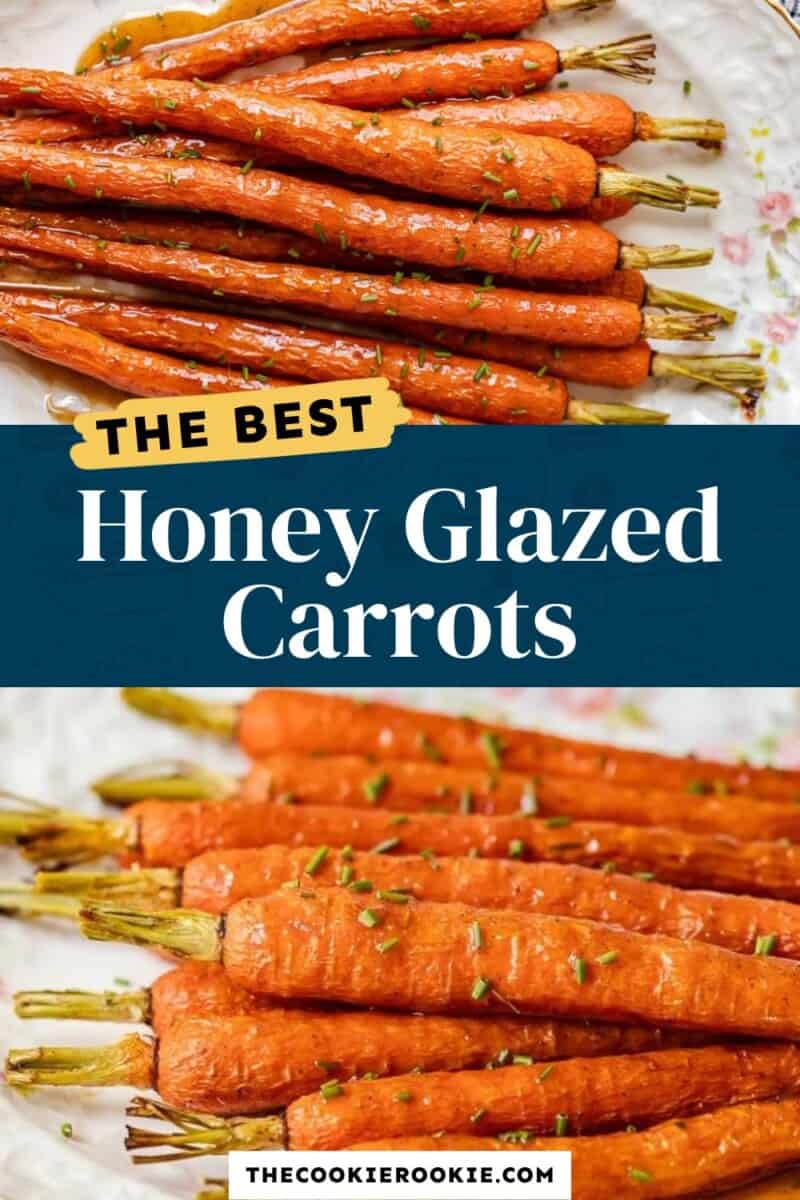 The best honey glazed carrots.