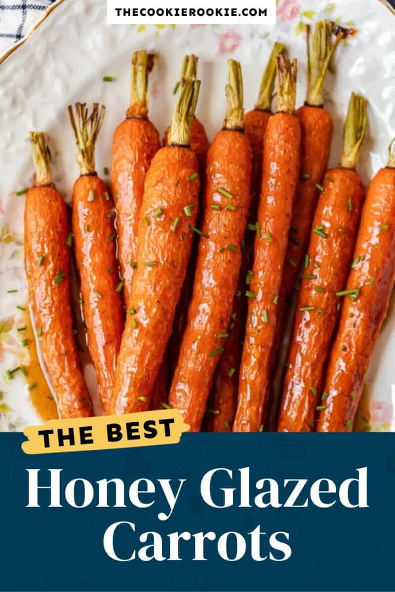 The best honey glazed carrots.