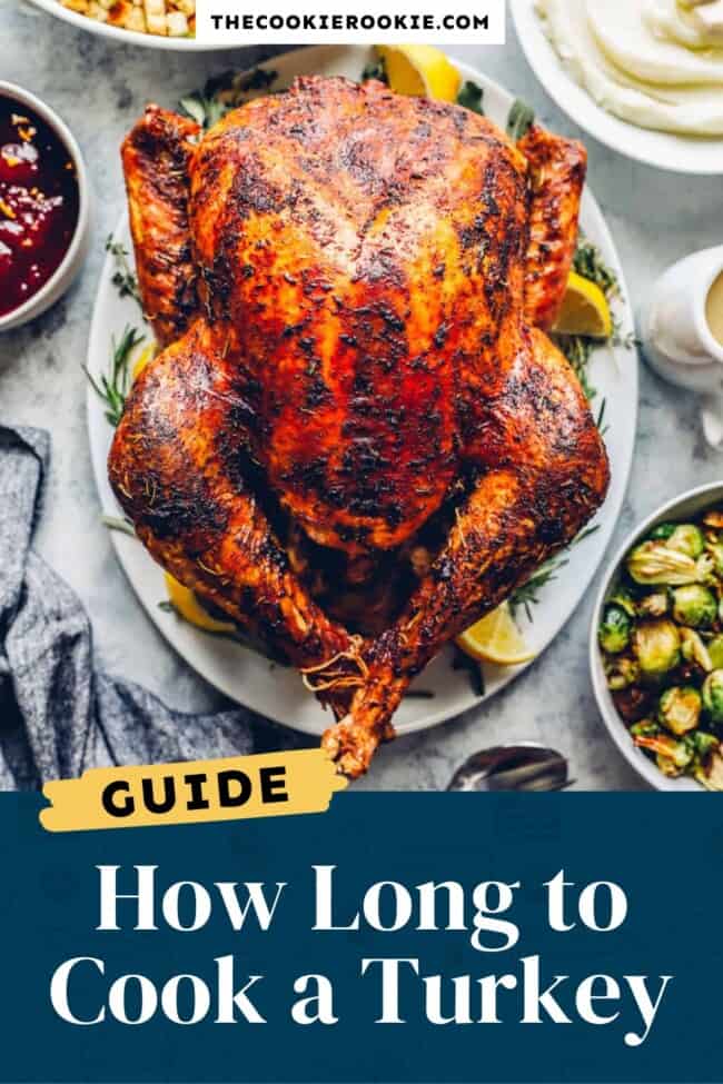 How Long to Cook a Turkey (Time Chart) The Cookie Rookie®