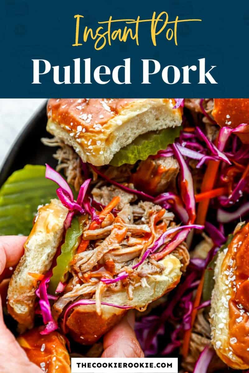 Instant pot pulled pork.