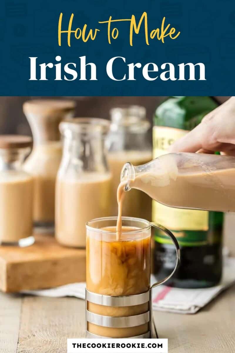 How to make irish cream.