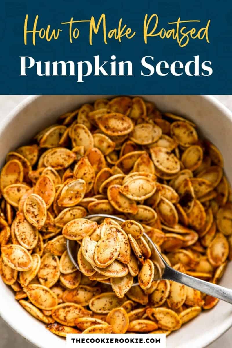 How to make roasted pumpkin seeds.