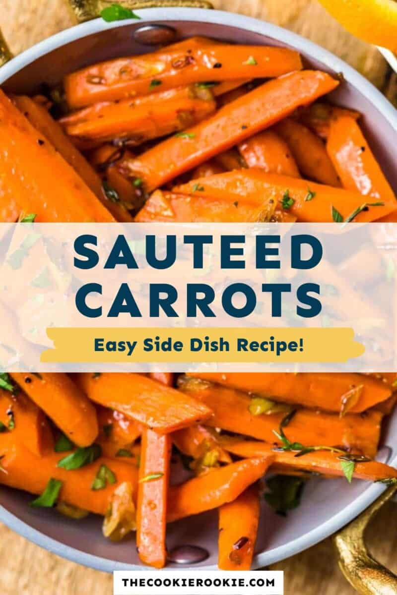 Salted carrots easy side dish recipe.