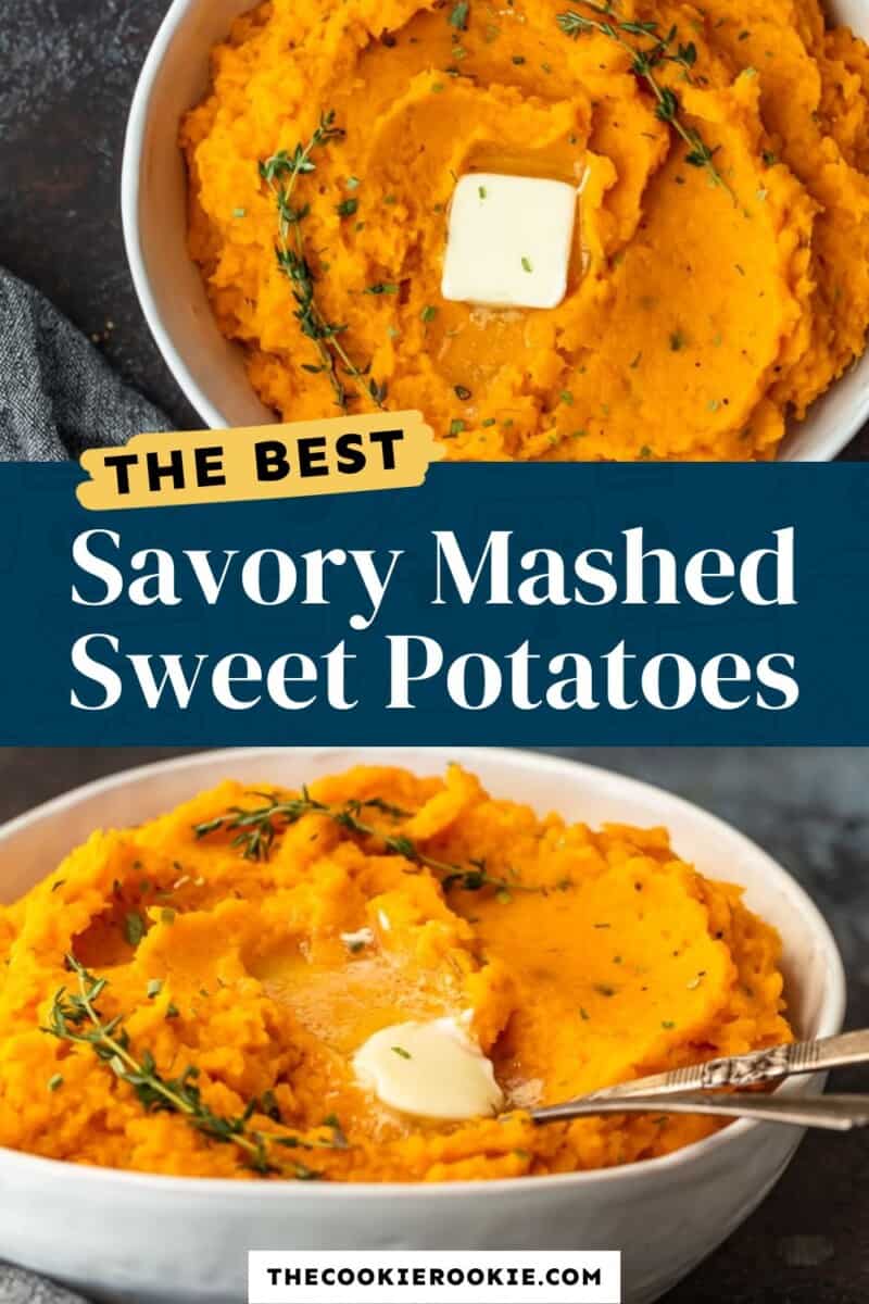 The best savory mashed sweet potatoes.