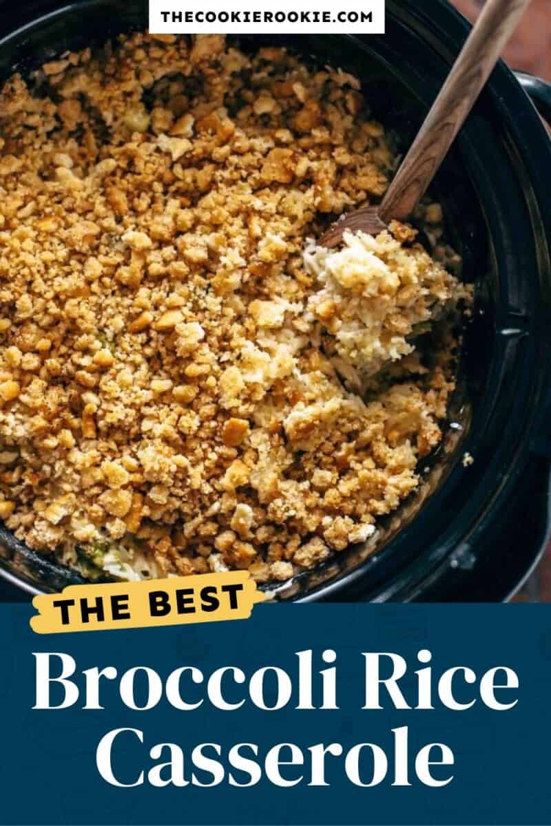 The best broccoli rice casserole.