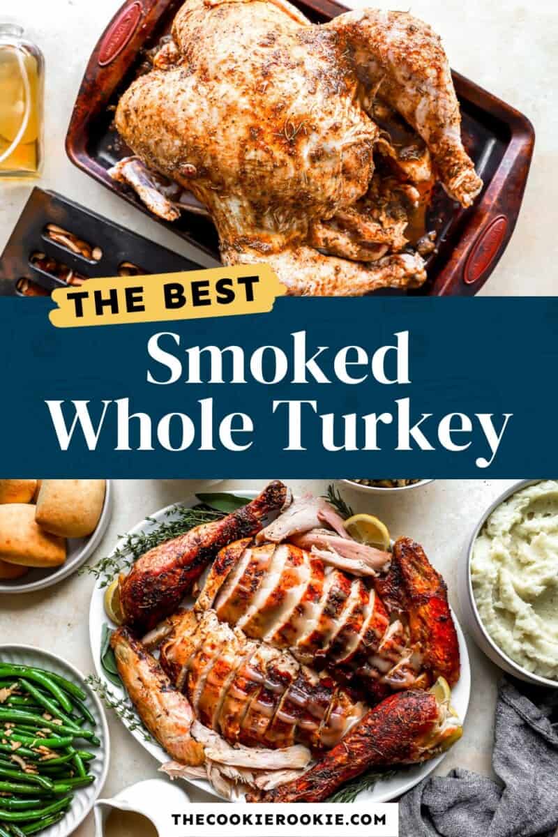 The best smoked whole turkey.
