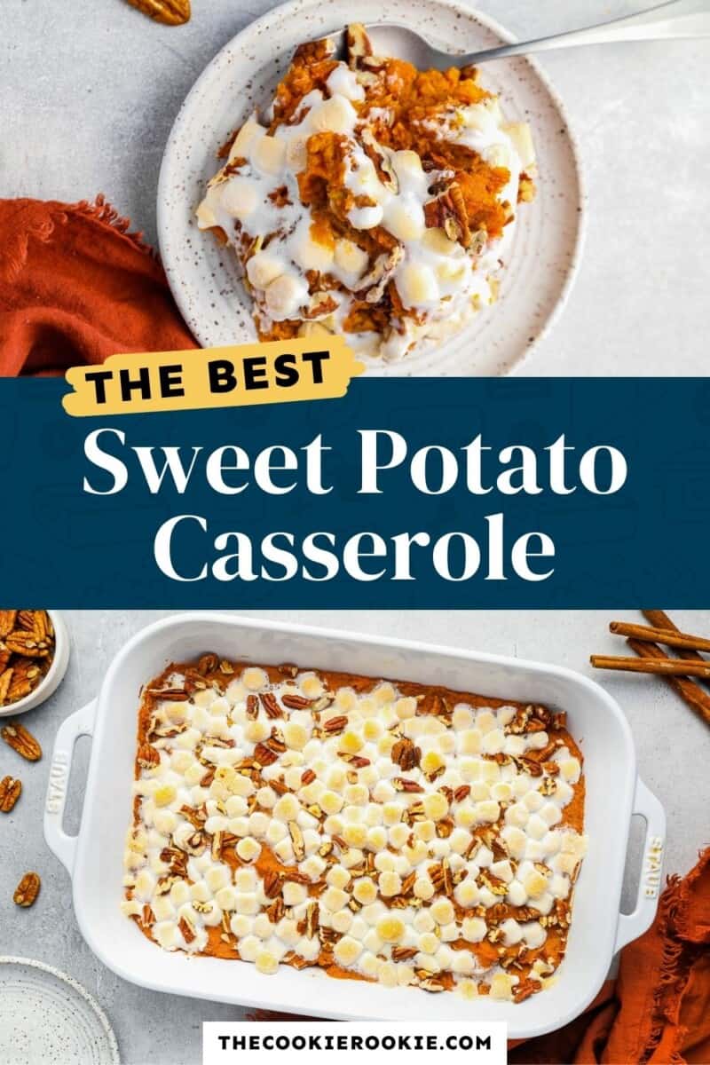 Crockpot Sweet Potato Casserole Recipe - The Cookie Rookie®