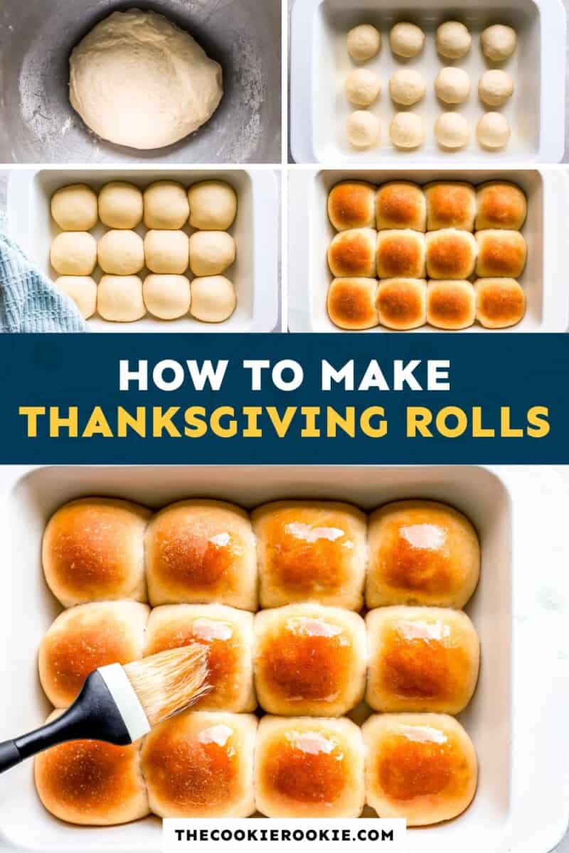 How to make thanksgiving rolls.