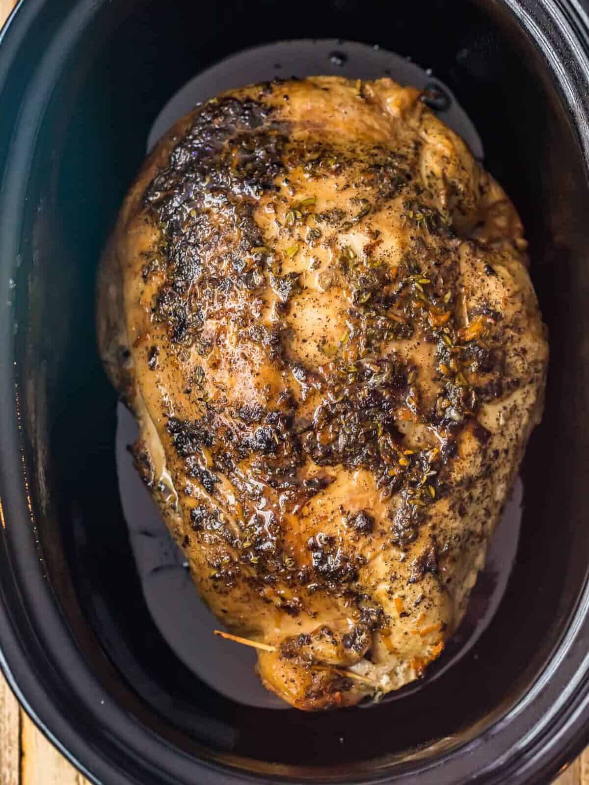 Juicy Slow Cooker Turkey Breast