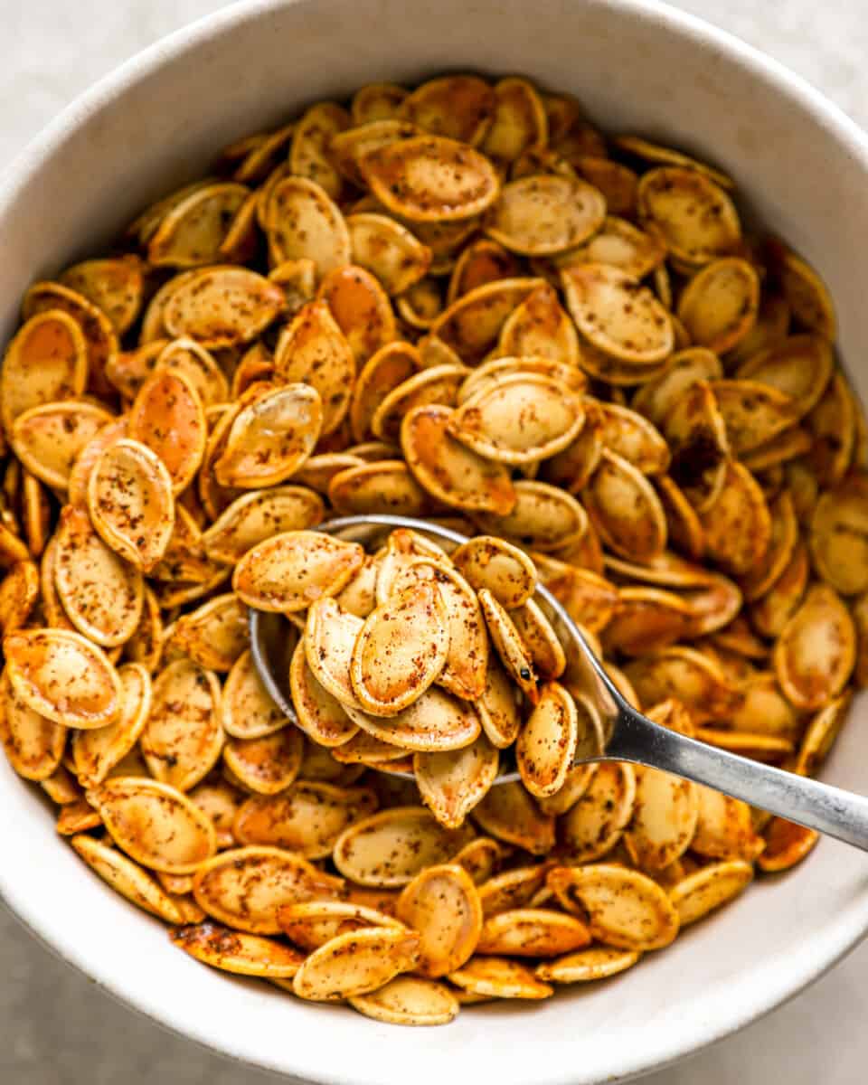 Roasted Pumpkin Seeds Recipe - The Cookie Rookie®