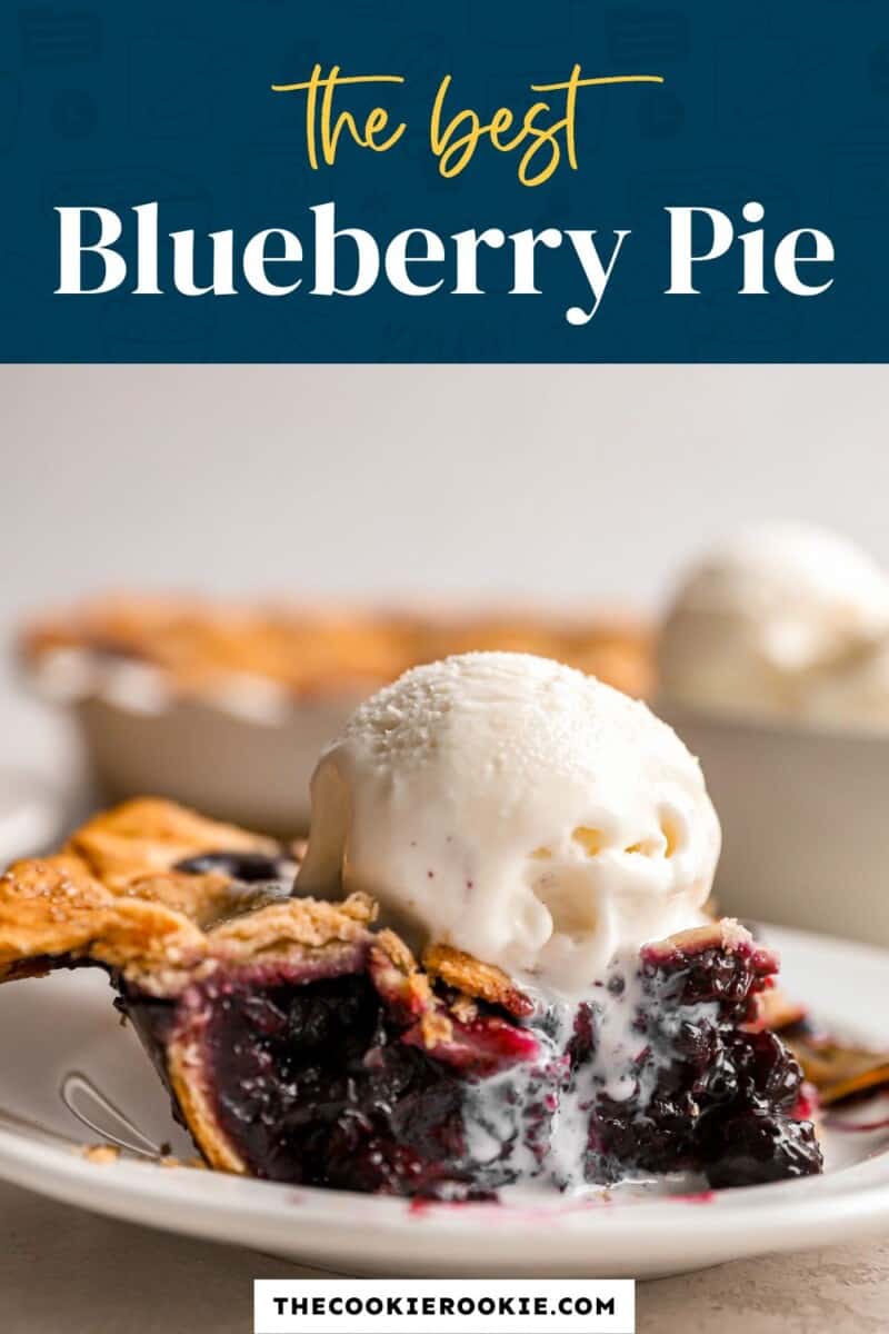 The best blueberry pie.