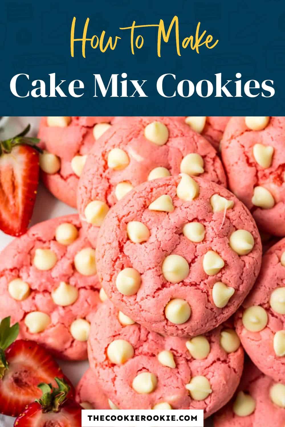 How to make cake mix cookies.