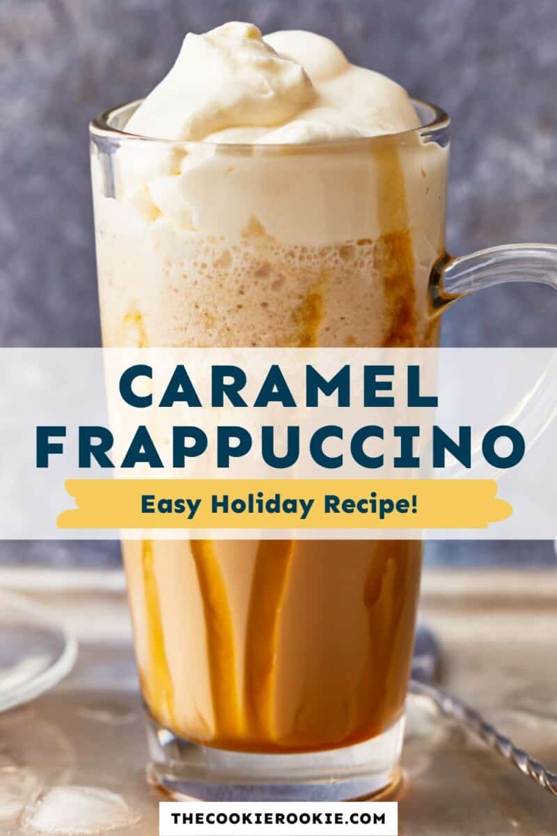 Caramel frappuccino easy holiday recipe.