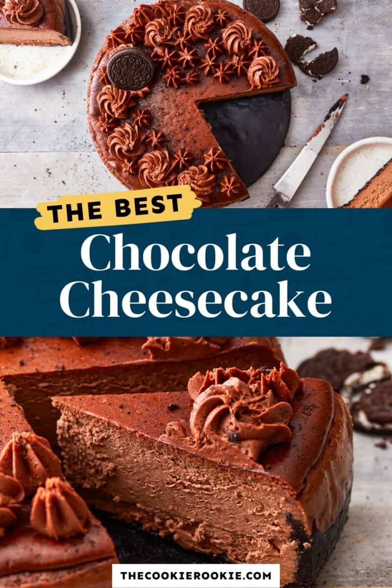 The best chocolate cheesecake.