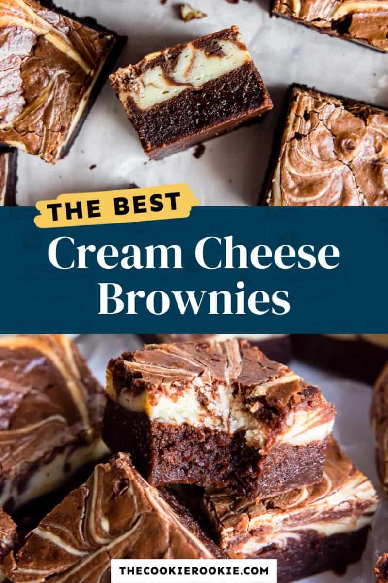 The best cream cheese brownies.
