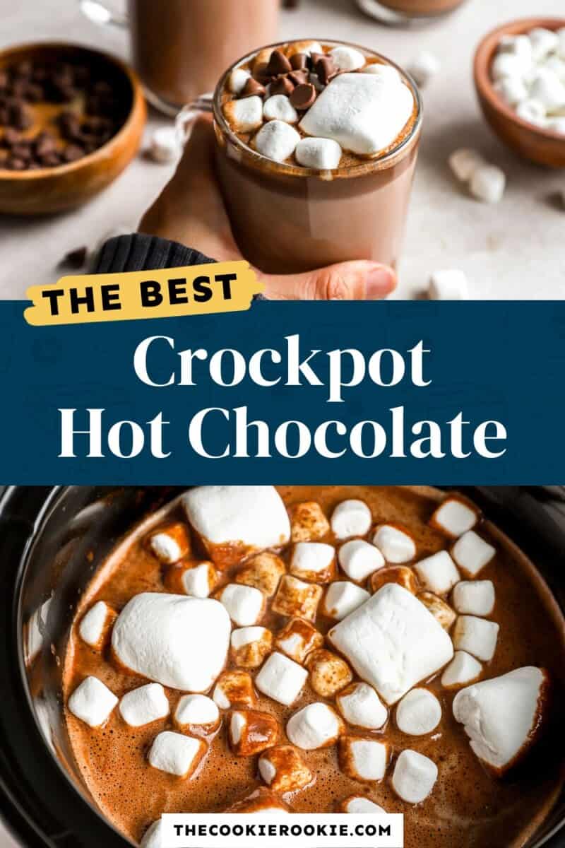 The best crockpot hot chocolate.