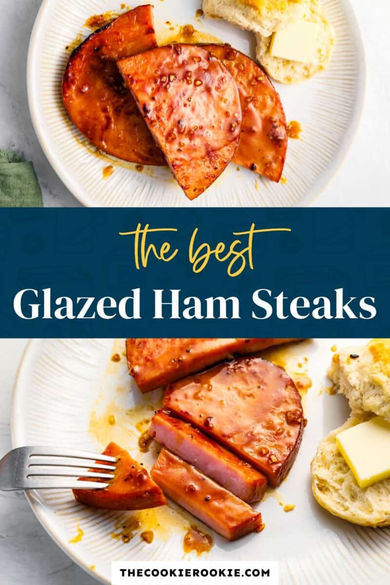 The best glazed ham steaks.