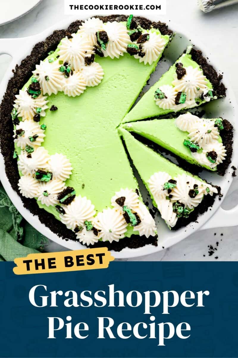 The best grasshopper pie recipe.