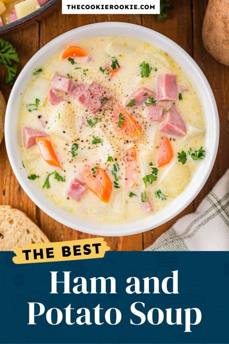 The best ham and potato soup.
