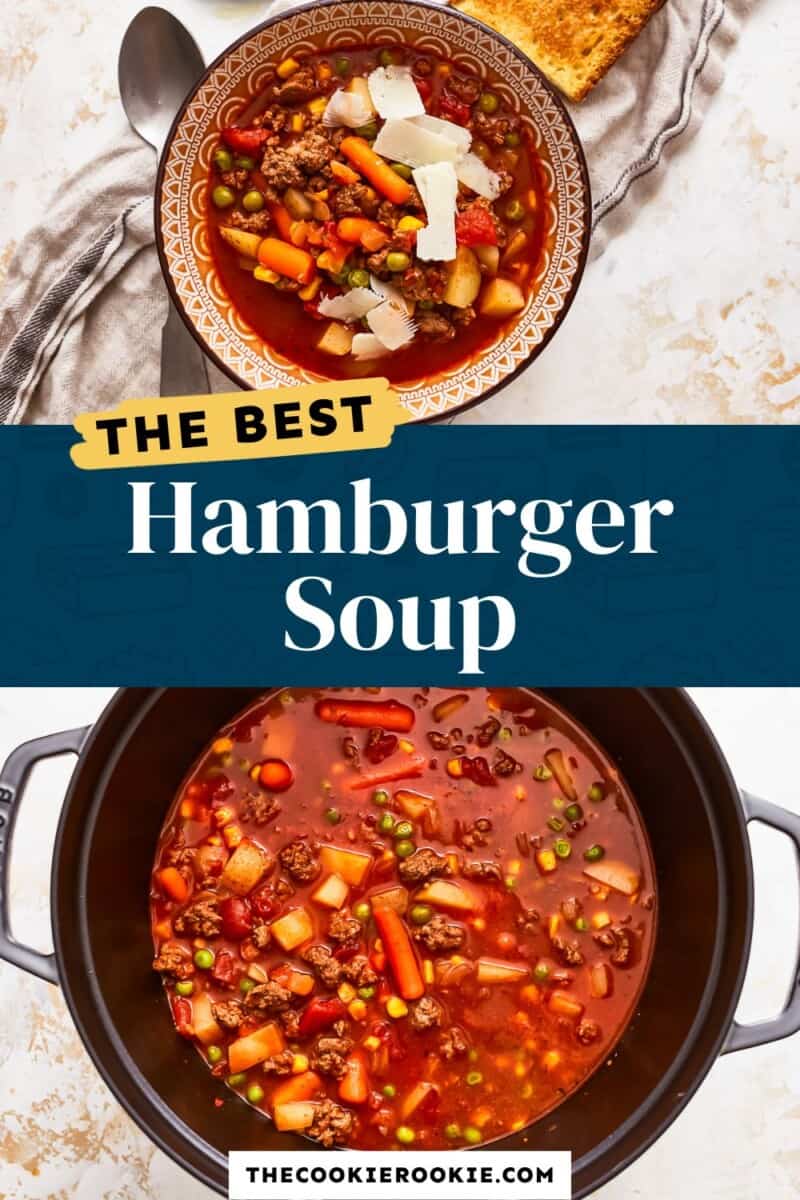 The best hamburger soup.
