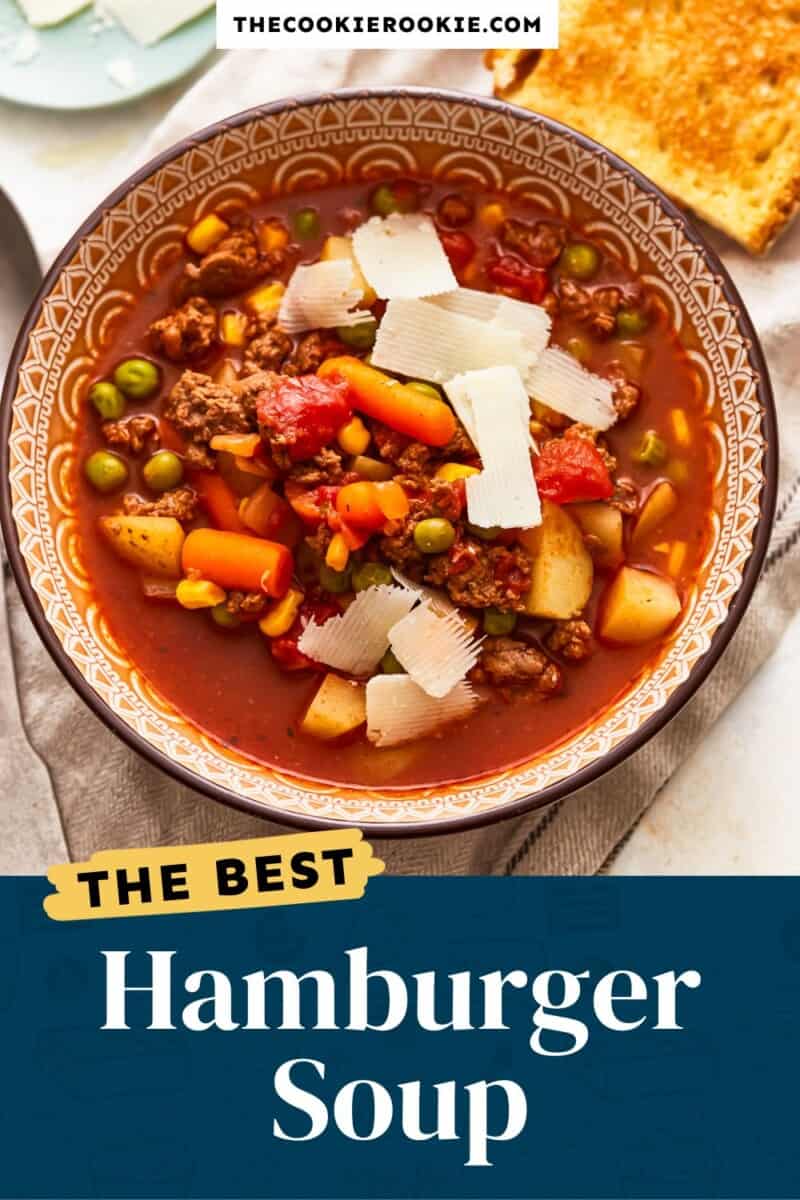 The best hamburger soup.