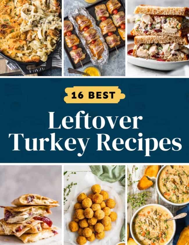 16 best leftover turkey recipes.