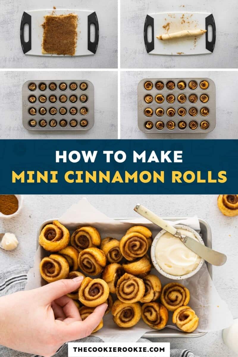 How to make mini cinnamon rolls.