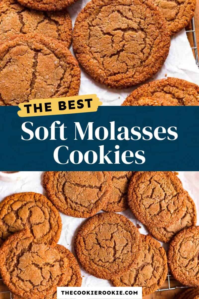The best soft molasses cookies.