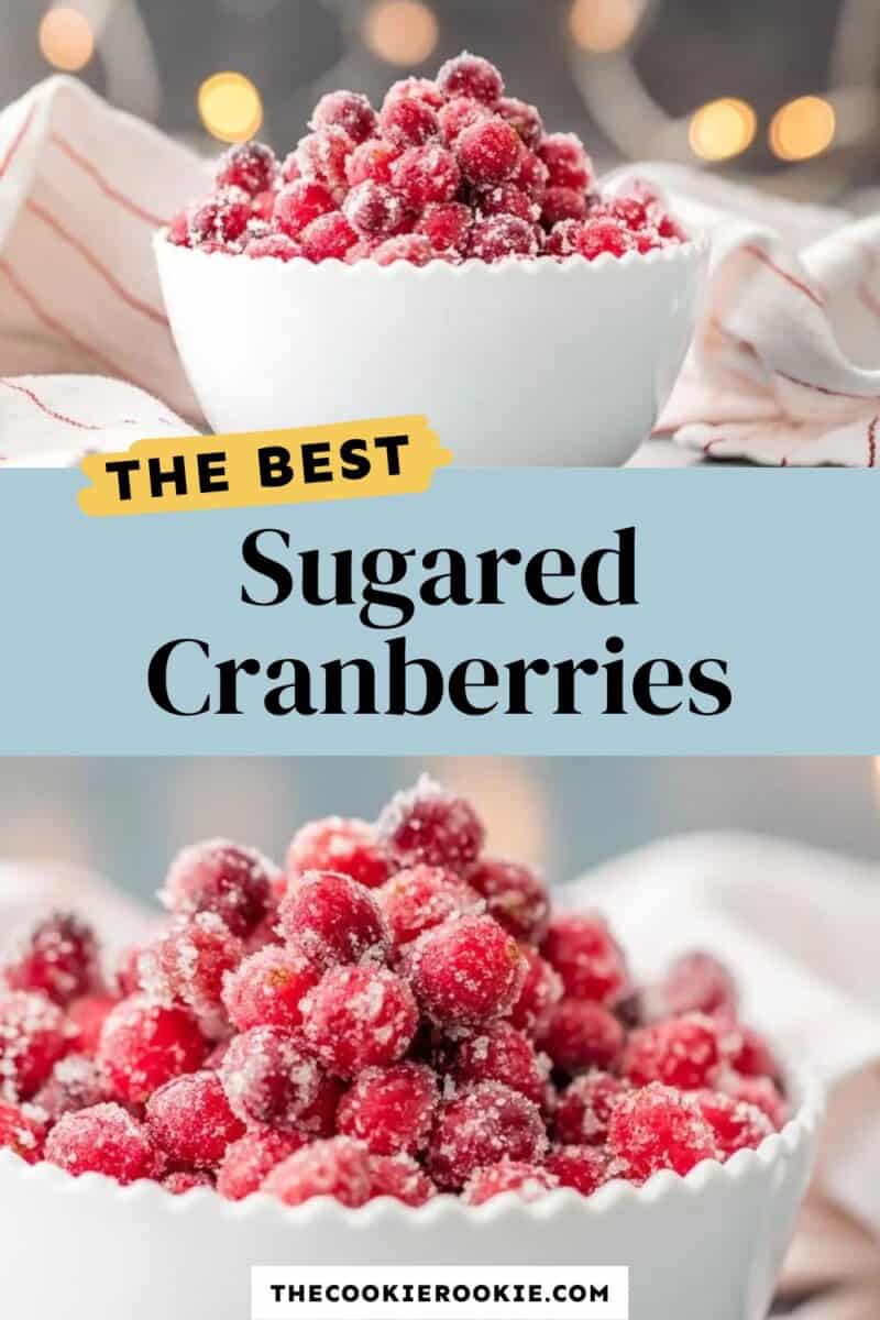 The best sugared cranberries.