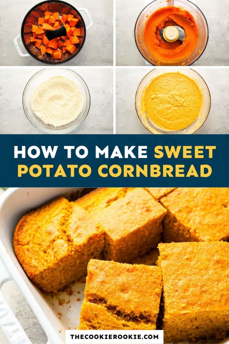 How to make sweet potato cornbread.
