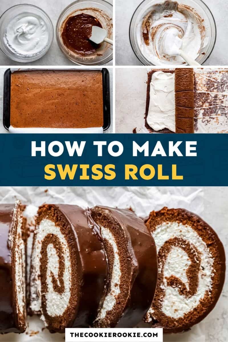 How to make swiss roll.