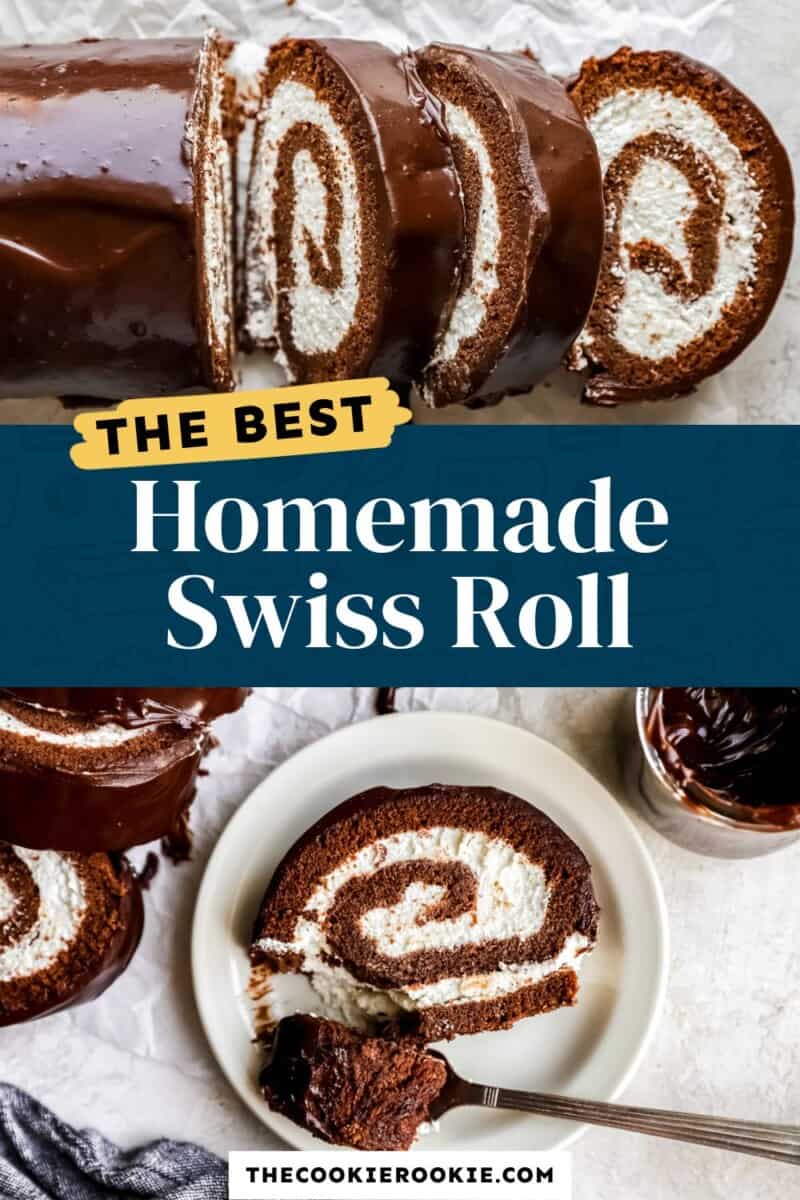 The best homemade swiss roll.