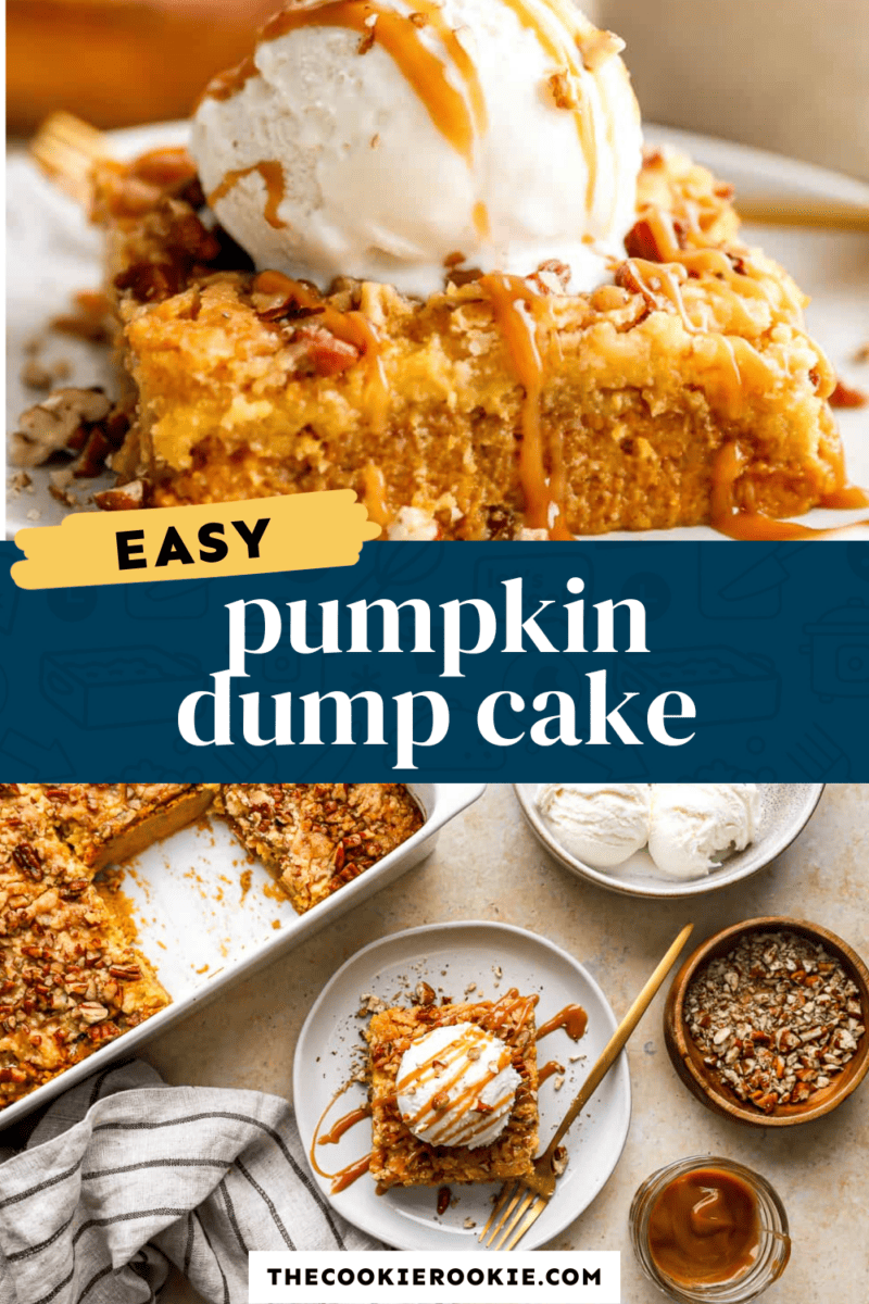 Easy pumpkin dump cake.