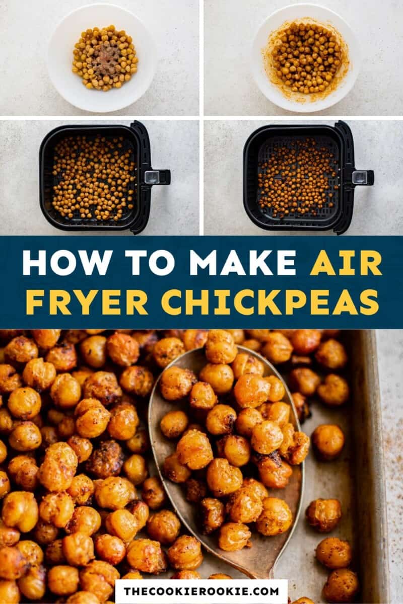 How to make air fryer chickpeas.