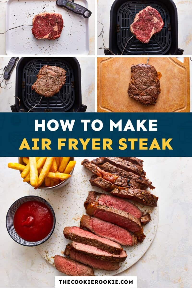 Cara membuat steak penggorengan udara.