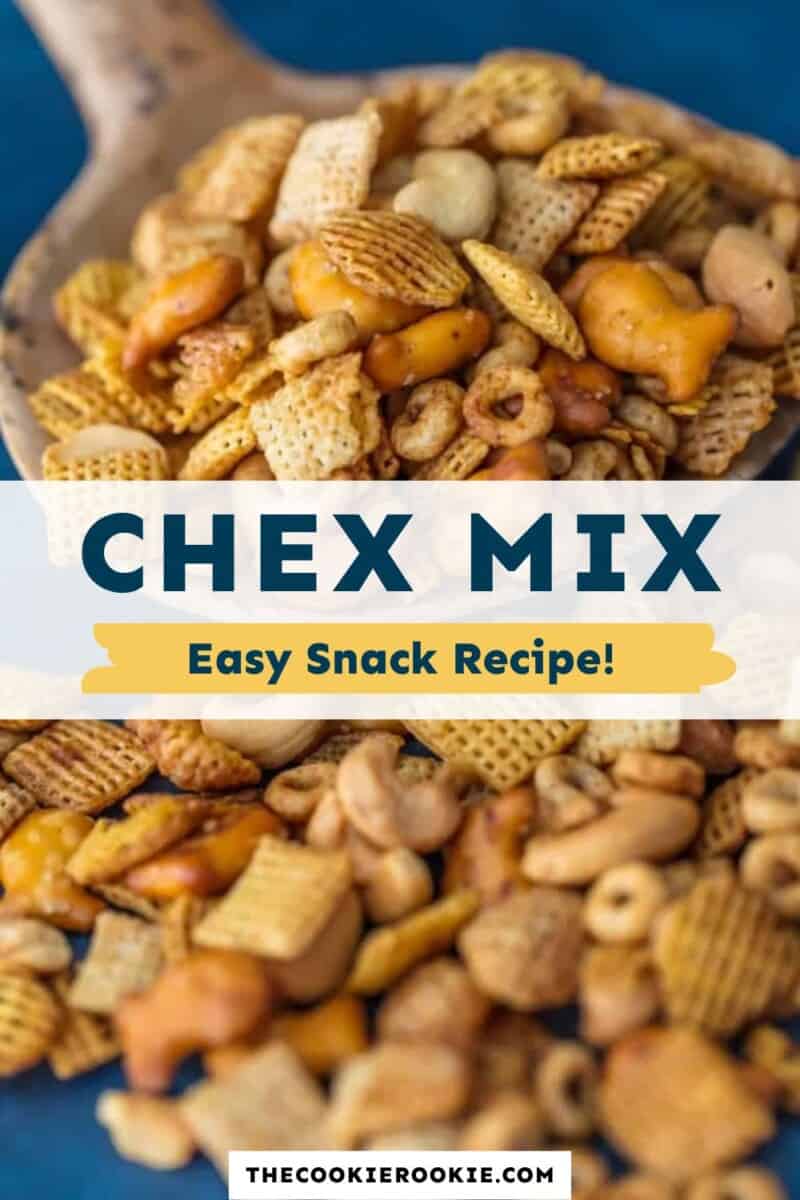 Chex mix easy snack recipe.