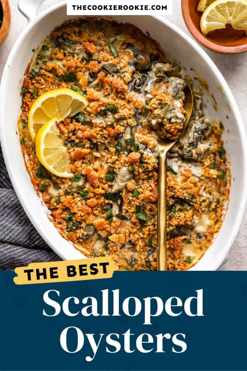 The best scalloped oysters.
